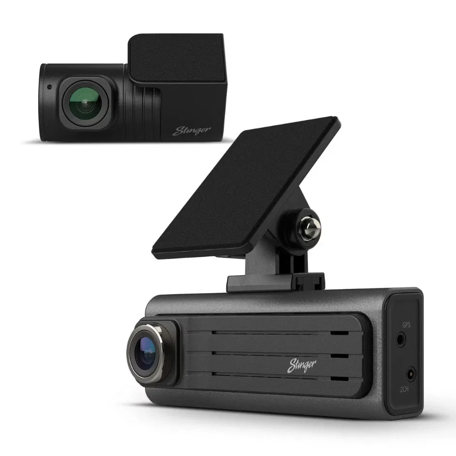 SDC-2CHFHD – RACESPORT LT Dash Camera, 140 Degree Front/ 130 Degree Rear Diagonal View Angle Lens 2560 x 1440P Front/...